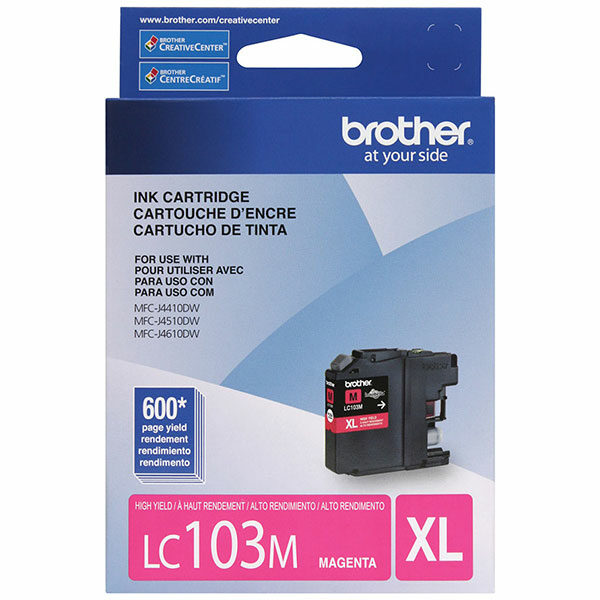 Brother High Yield Magenta Ink Cartridge (600 Yield)