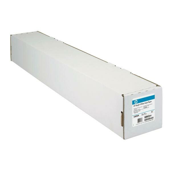 HP Bright White Inkjet Paper 24# 113 Bright (24" x 150' Roll)
